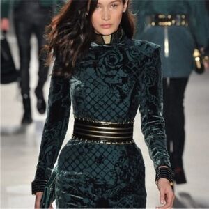 BALMAIN x HM Velvet Dress- new with tags sz 4